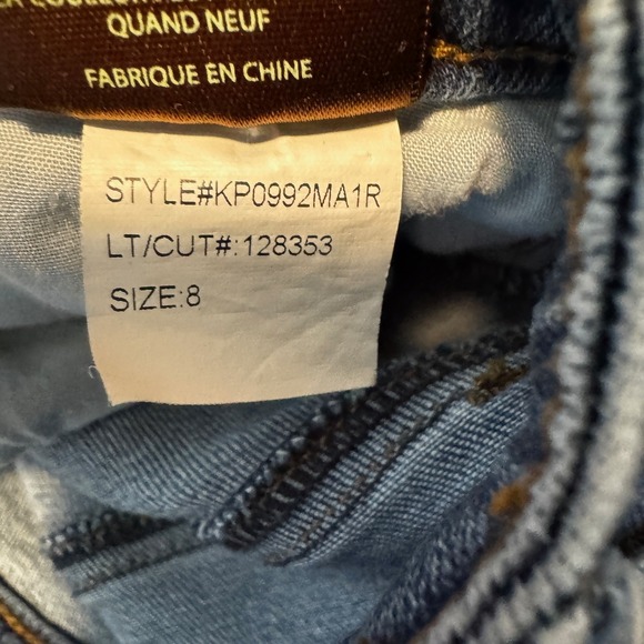 KUT from the Kloth Carlo Ankle Skinny Jeans Women's 8 Medium Wash Frayed Stretch - Picture 8 of 12